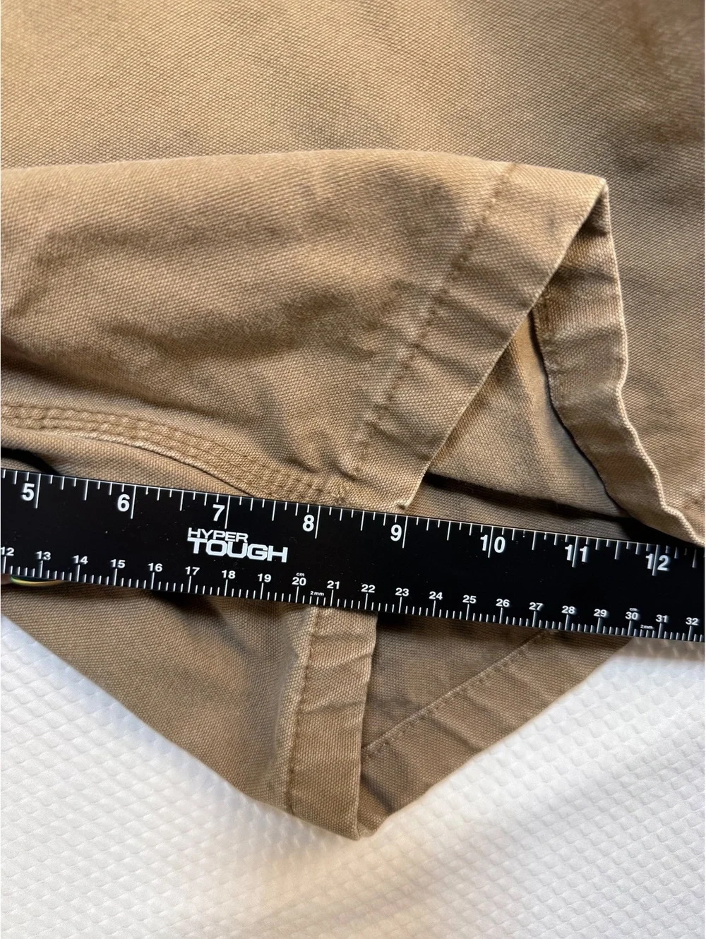 Berne Men’s 46R Brown Duck Canvas Carpenter Work Shorts Utility Relaxed Fit
